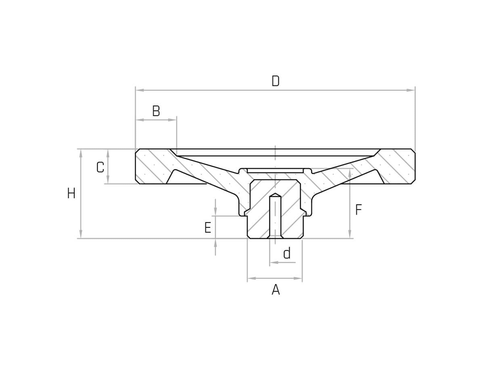 VR2F Two-spoke handwheel - Range VR2F Two-spoke handwheel - Range